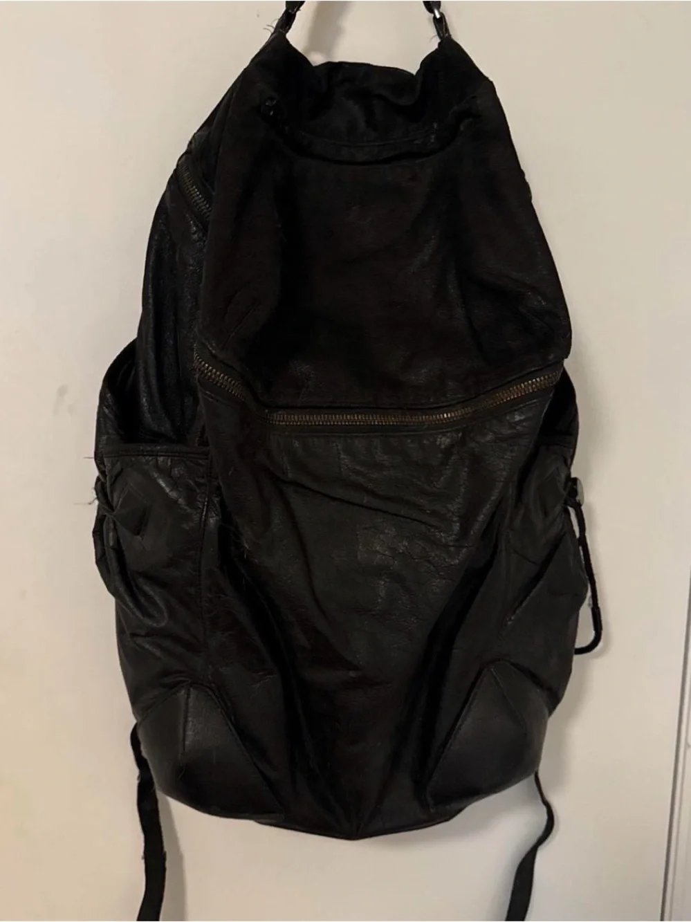 Alexander Wang Men's Black Leather Backpack